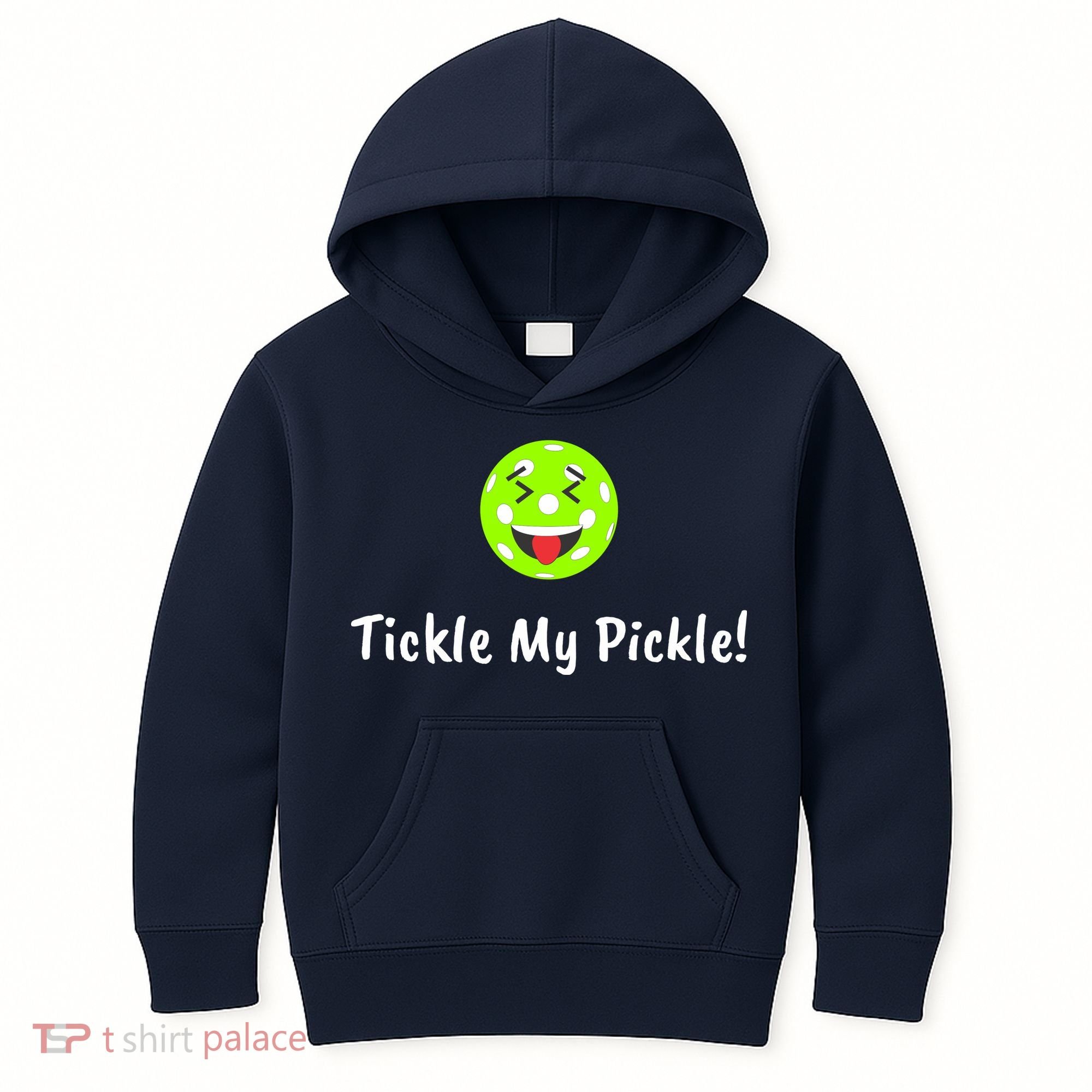 Fun Pickleball, Tickle My Pickle, Greatpickleballstuff Kids Hoodie