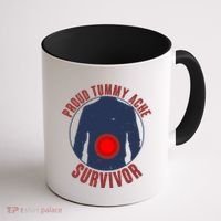 Funny Proud Tummy Ache Survivor Coffee Mug thumb 1