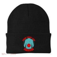 Funny Proud Tummy Ache Survivor Beanie thumb 0