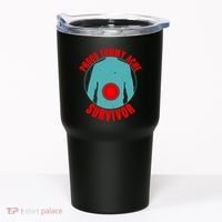 Funny Proud Tummy Ache Survivor Tumbler thumb 0