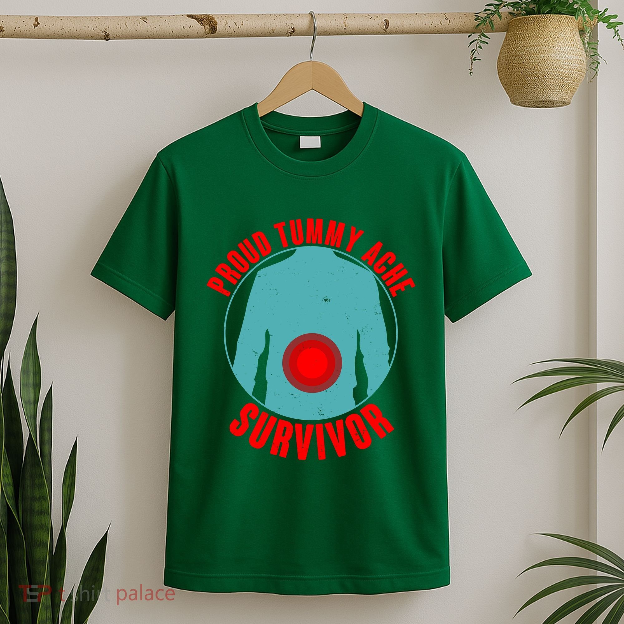 Funny Proud Tummy Ache Survivor T-Shirt