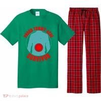 Funny Proud Tummy Ache Survivor Pajama Set thumb 0