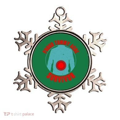 Funny Proud Tummy Ache Survivor Ornament