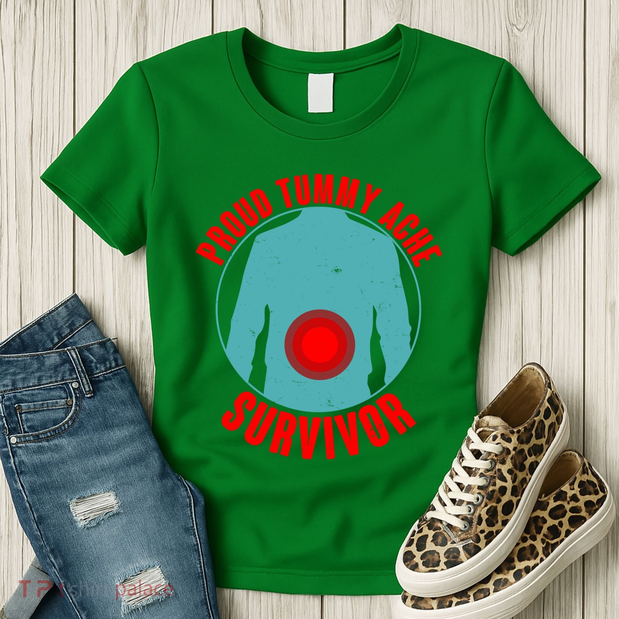 Funny Proud Tummy Ache Survivor Women's T-Shirt