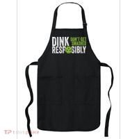 Funny Pickleball Team Clothing Dink Responsibly TShirt Apron thumb 0