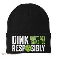 Funny Pickleball Team Clothing Dink Responsibly TShirt Beanie thumb 0