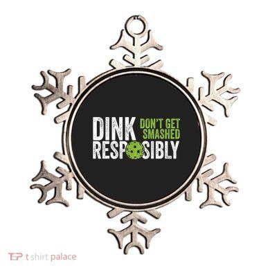 Funny Pickleball Team Clothing Dink Responsibly TShirt Ornament