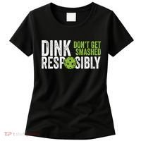 Funny Pickleball Team Clothing Dink Responsibly TShirt Women's T-Shirt thumb 0