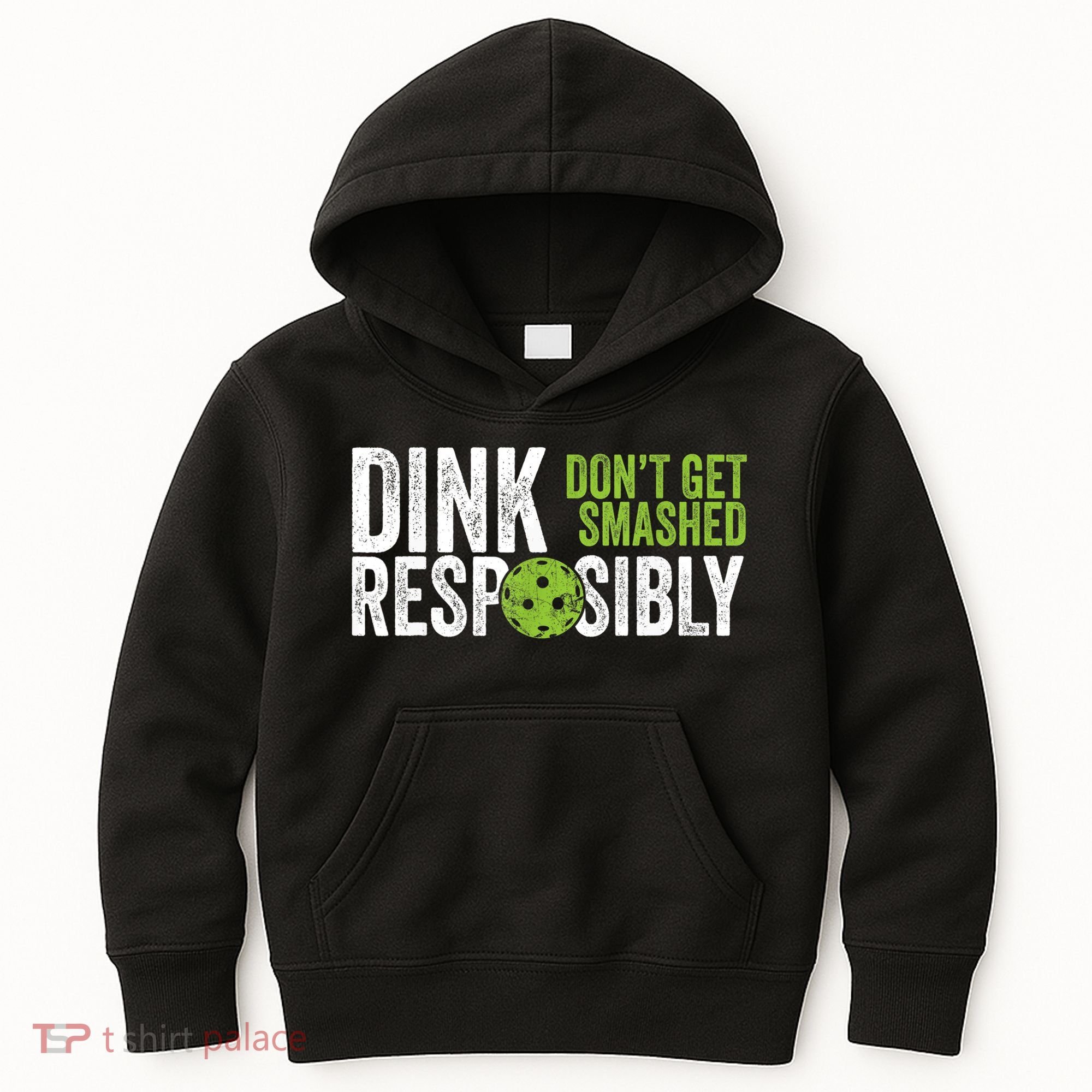 Funny Pickleball Team Clothing Dink Responsibly TShirt Kids Hoodie