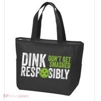 Funny Pickleball Team Clothing Dink Responsibly TShirt Tote Bag thumb 3