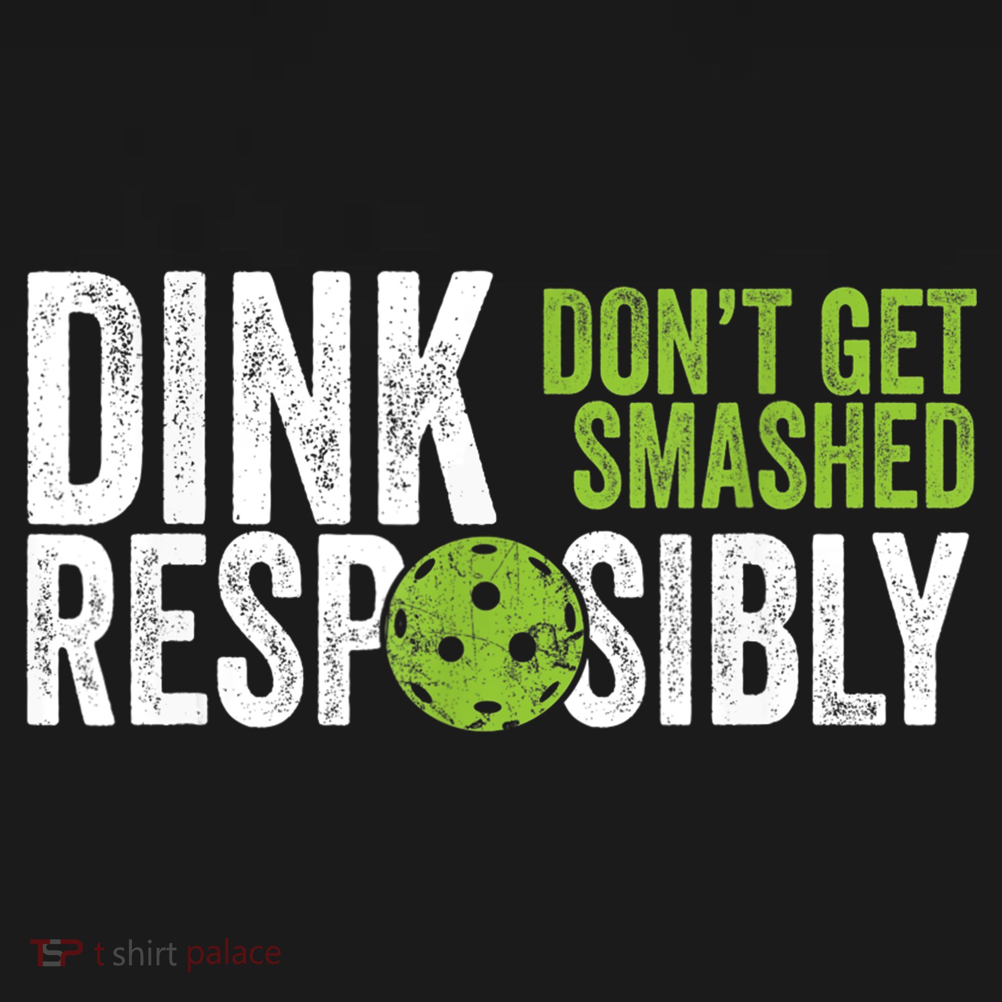 Funny Pickleball Team Clothing Dink Responsibly TShirt Tote Bag