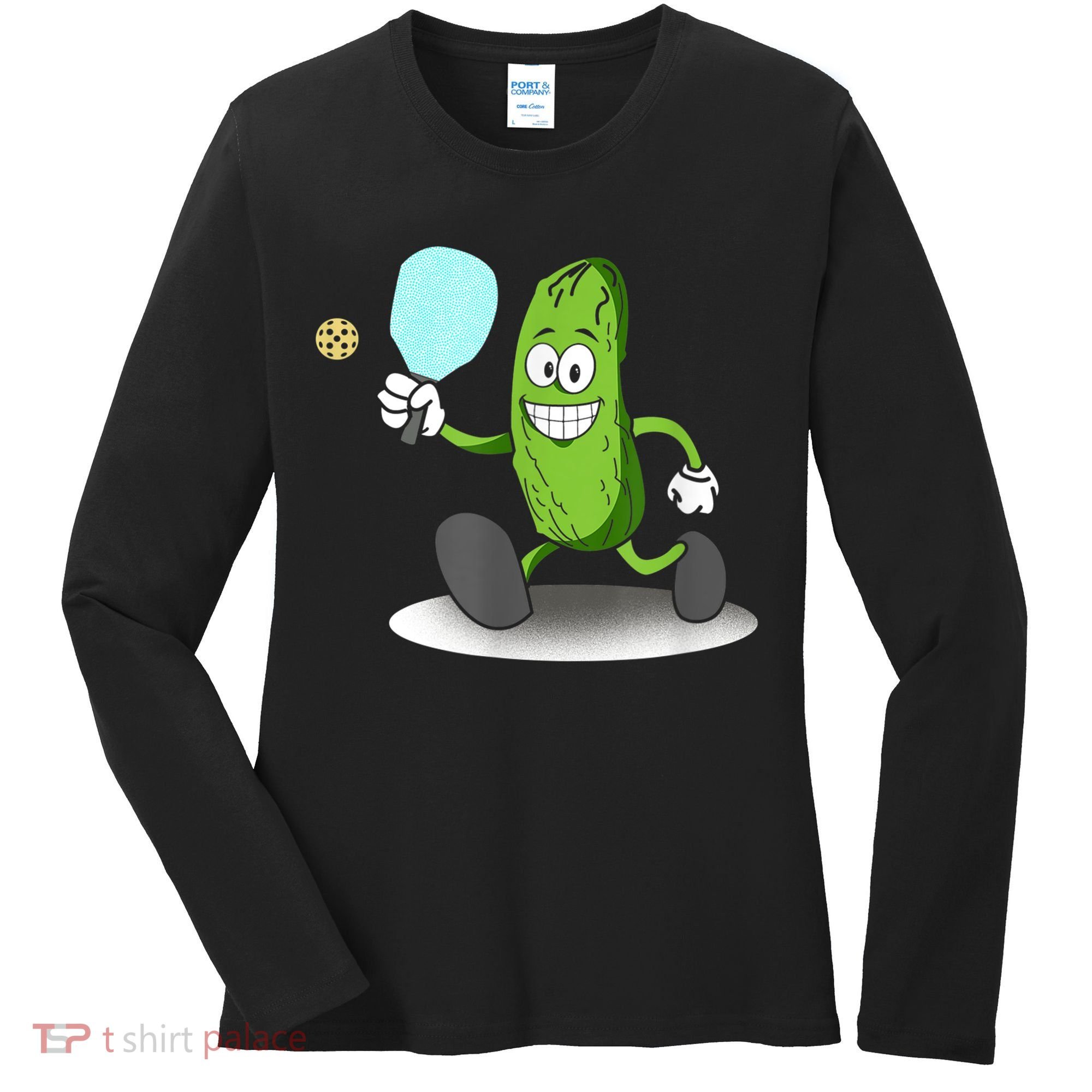 Funny Pickleball Tshirt TShirt Women's Long Sleeve Shirt