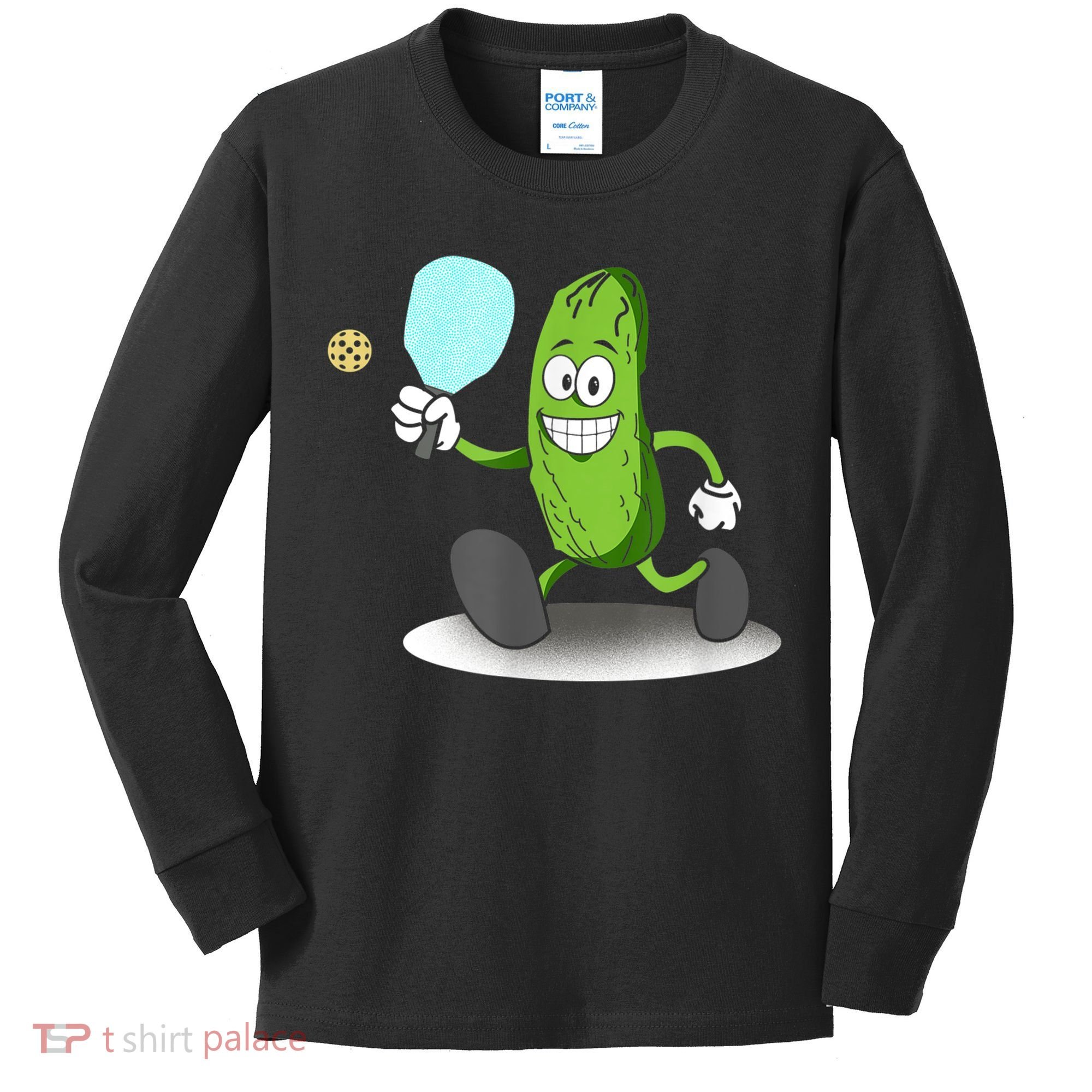 Funny Pickleball Tshirt TShirt Kids Long Sleeve Shirt