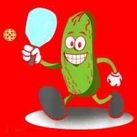 Funny Pickleball Tshirt TShirt Santa Hat thumb 1