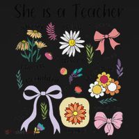 Floral Preppy Teacher Teacher Life Happy Last Day Of School Women's Tank Top thumb 5