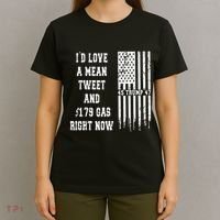 Funny Pro Trump Fathers Day Gas Prices Mean Tweets July 4th T-Shirt thumb 4