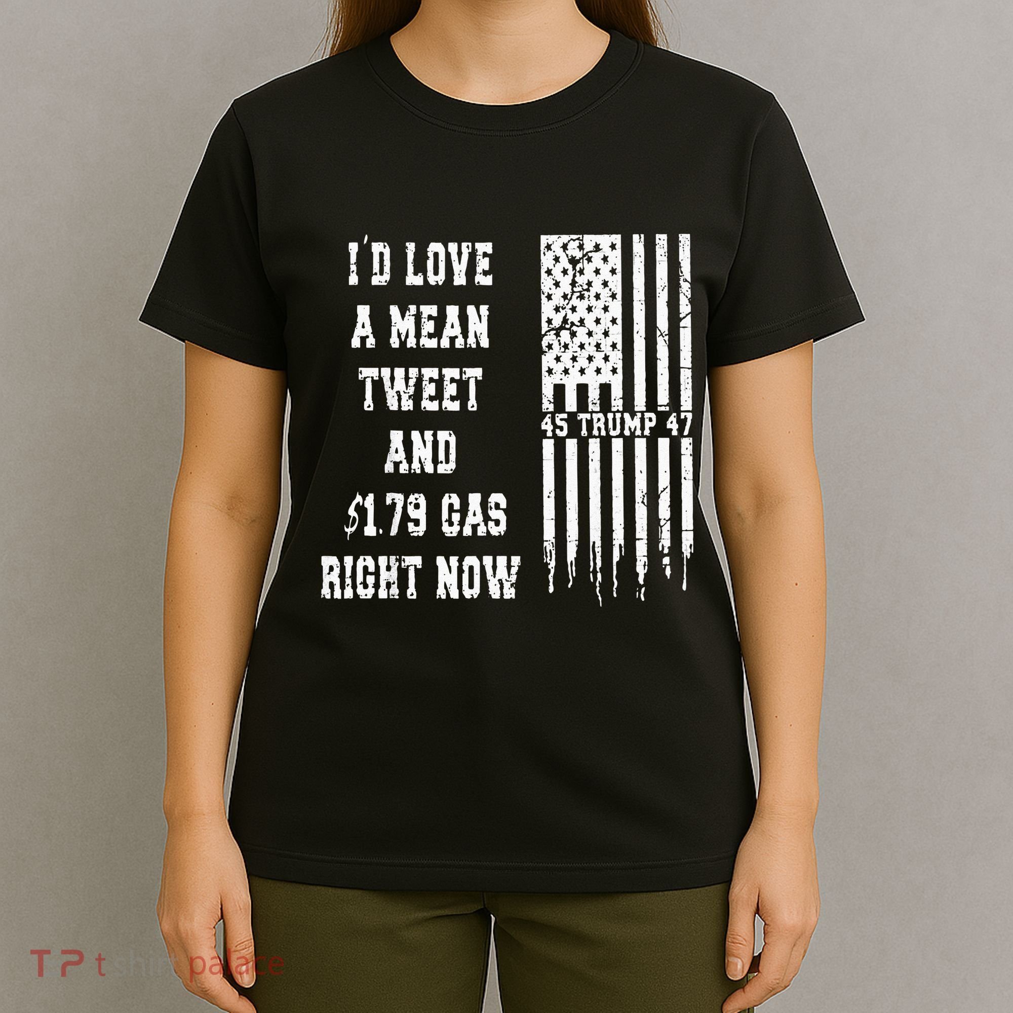 Funny Pro Trump Fathers Day Gas Prices Mean Tweets July 4th T-Shirt