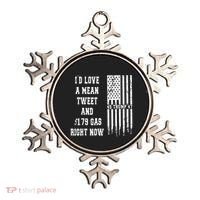 Funny Pro Trump Fathers Day Gas Prices Mean Tweets July 4th Ornament thumb 0