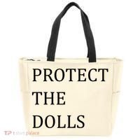 Funny Protect The Dolls Tote Bag thumb 0