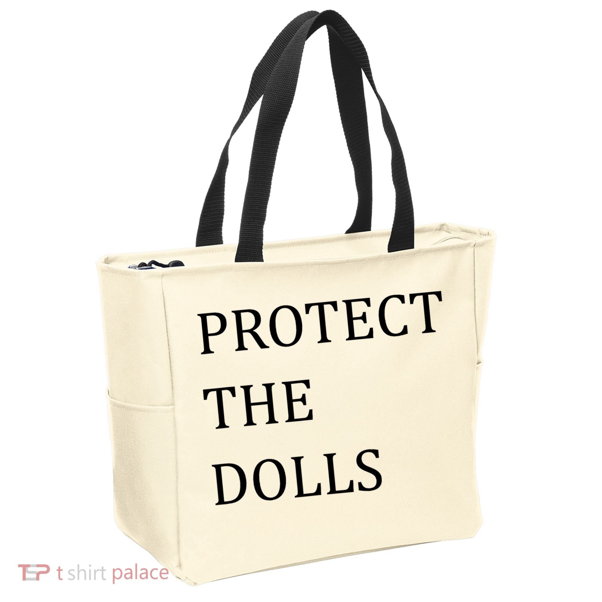 Funny Protect The Dolls Tote Bag