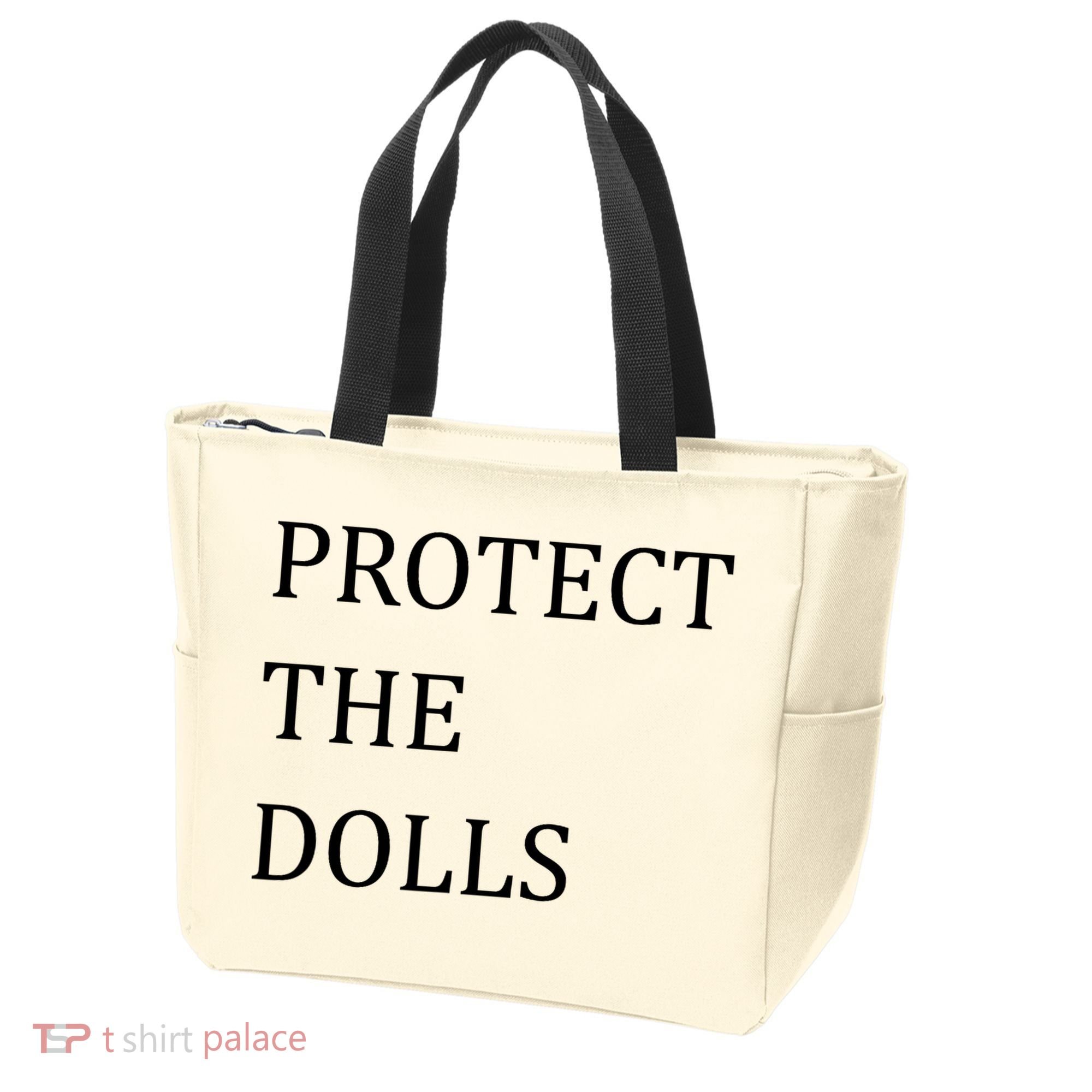 Funny Protect The Dolls Tote Bag