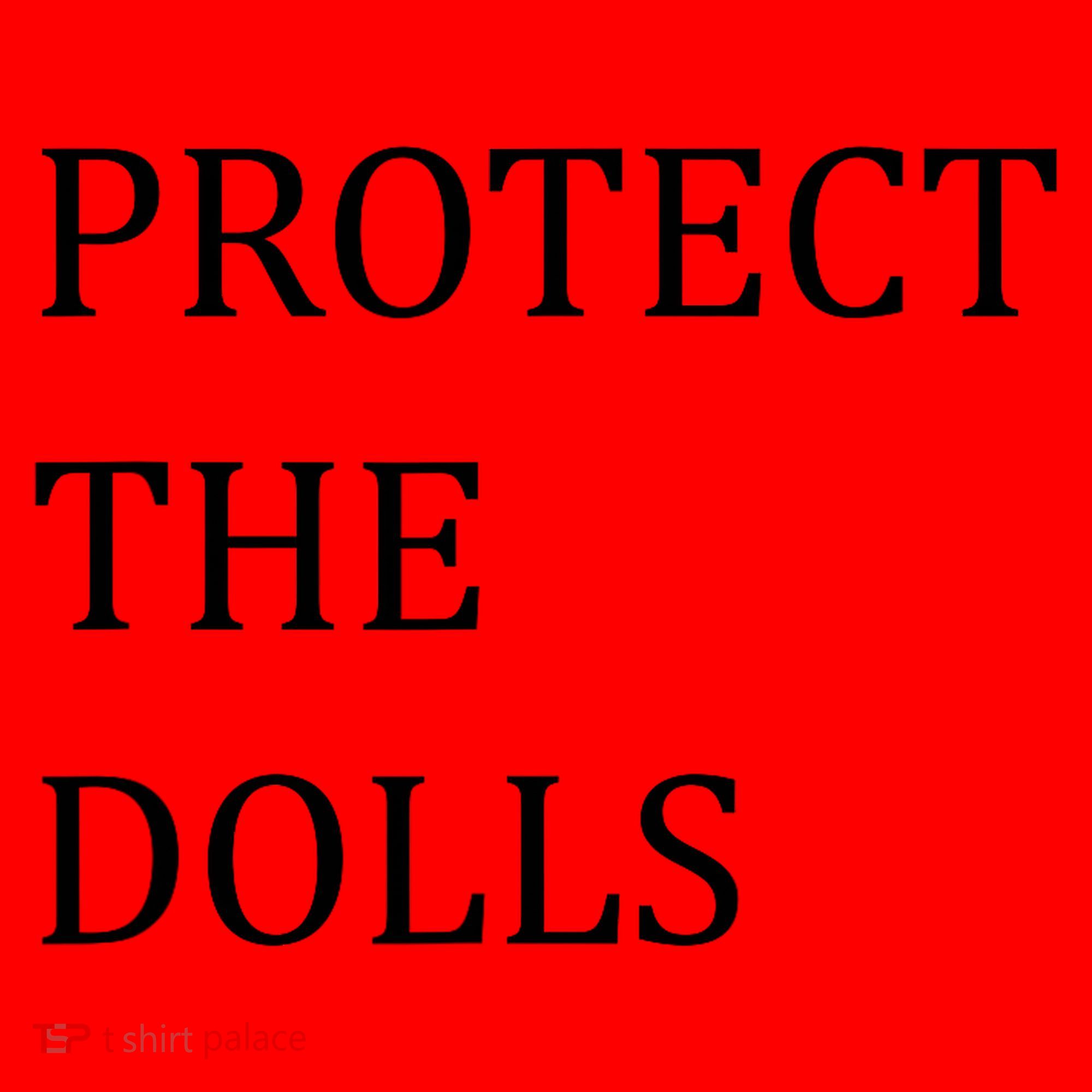 Funny Protect The Dolls Santa Hat