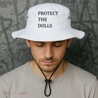Funny Protect The Dolls Bucket Hat thumb 2
