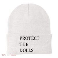 Funny Protect The Dolls Beanie thumb 0