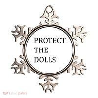 Funny Protect The Dolls Ornament thumb 0