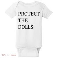 Funny Protect The Dolls Baby Bodysuit thumb 0