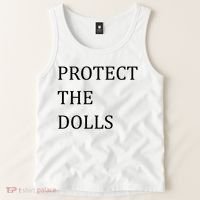 Funny Protect The Dolls Tank Top thumb 2