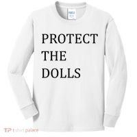 Funny Protect The Dolls Kids Long Sleeve Shirt thumb 0