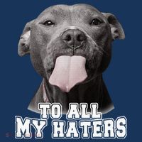 Funny Pitbull To All My Haters Pitbull Dog Lover Gift Long Sleeve Shirt thumb 2