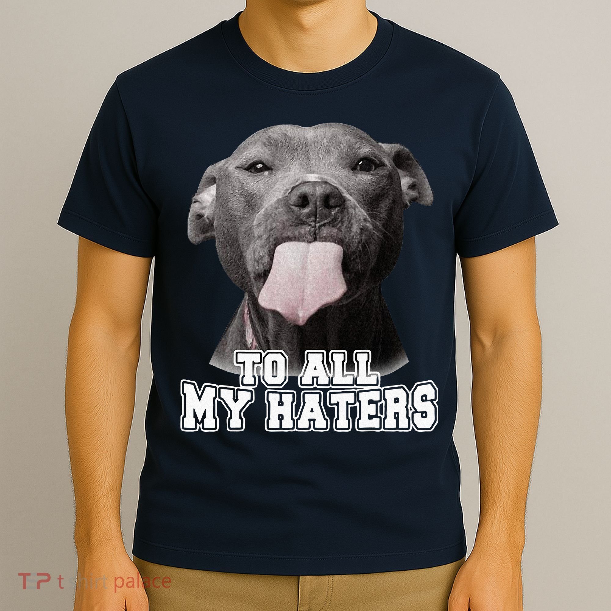 Funny Pitbull To All My Haters Pitbull Dog Lover Gift T-Shirt