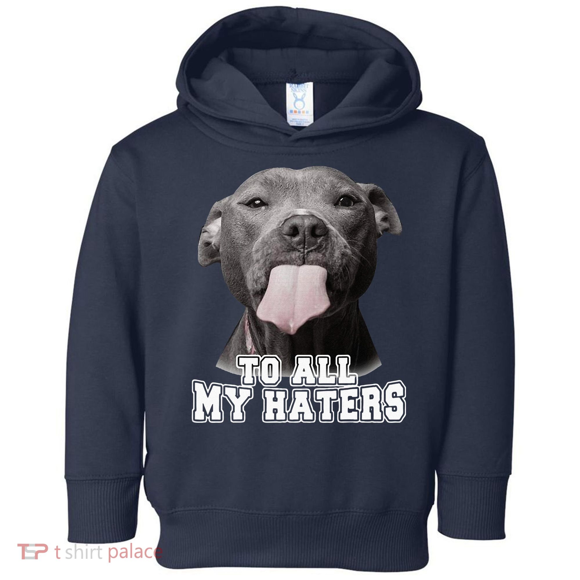 Funny Pitbull To All My Haters Pitbull Dog Lover Gift Toddler Hoodie