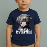 Funny Pitbull To All My Haters Pitbull Dog Lover Gift Toddler T-Shirt thumb 2