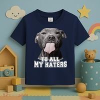 Funny Pitbull To All My Haters Pitbull Dog Lover Gift Toddler T-Shirt thumb 3