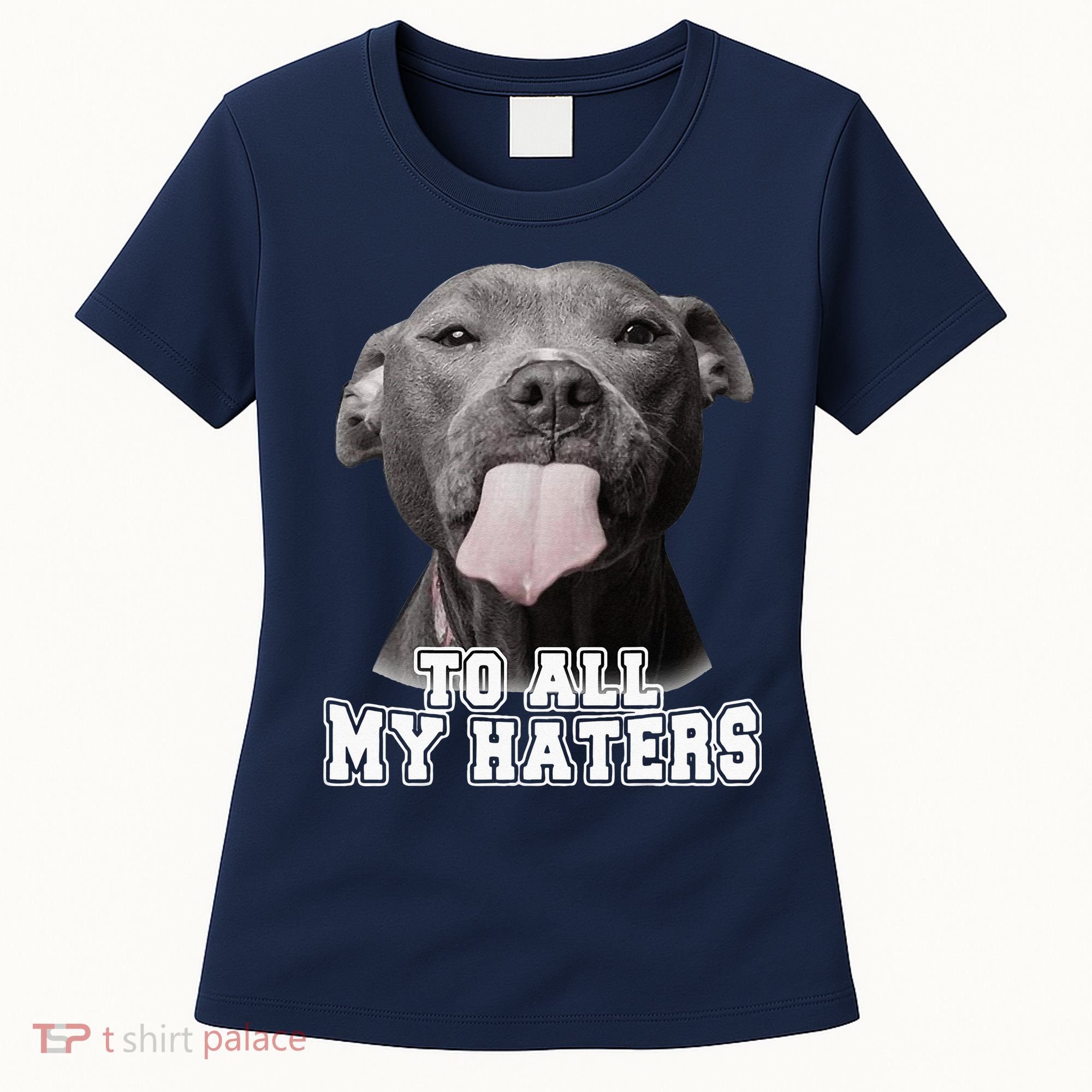 Funny Pitbull To All My Haters Pitbull Dog Lover Gift Women's T-Shirt