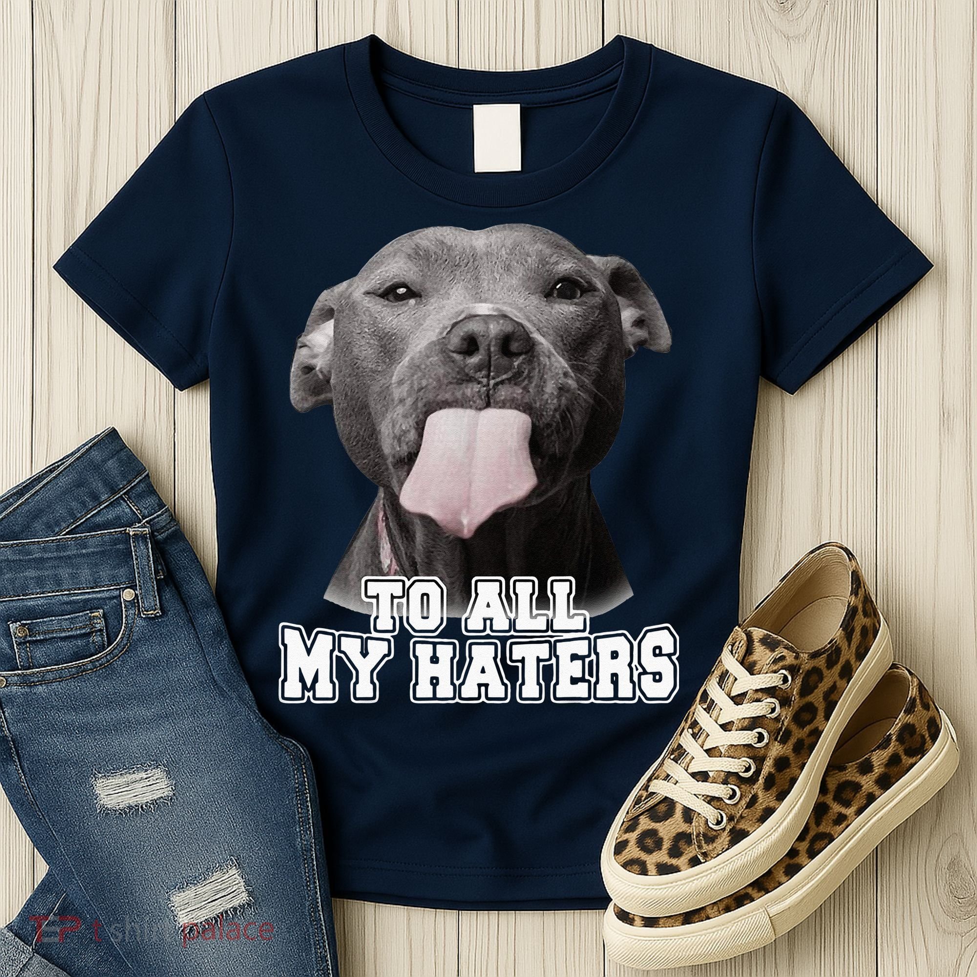 Funny Pitbull To All My Haters Pitbull Dog Lover Gift Women's T-Shirt
