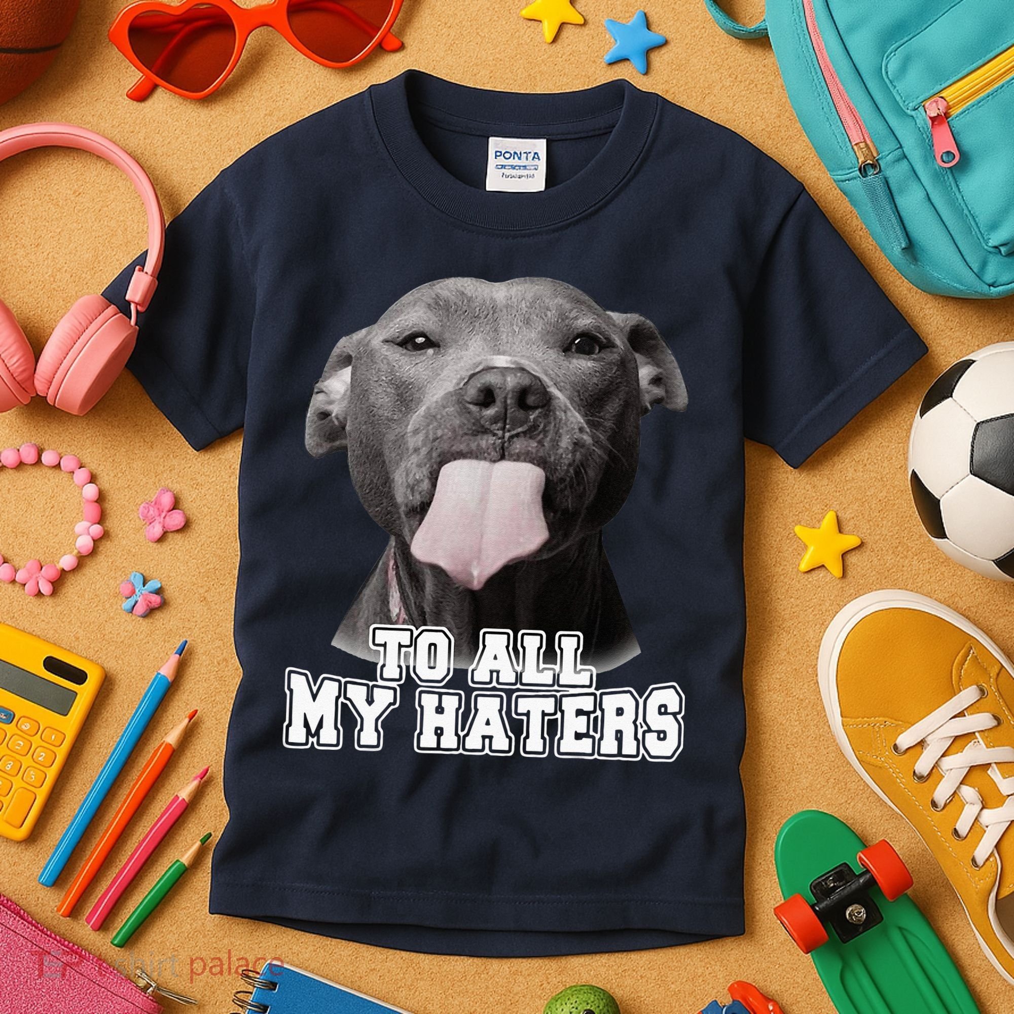 Funny Pitbull To All My Haters Pitbull Dog Lover Gift Kids T-Shirt