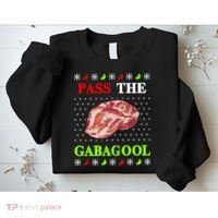 Funny Pass The Gabagool Tacky Ugly Christmas Gabagool Funny Tee Gift Sweatshirt thumb 2