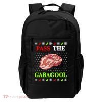 Funny Pass The Gabagool Tacky Ugly Christmas Gabagool Funny Tee Gift Backpack thumb 0