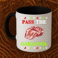 Funny Pass The Gabagool Tacky Ugly Christmas Gabagool Funny Tee Gift Coffee Mug thumb 2