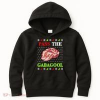 Funny Pass The Gabagool Tacky Ugly Christmas Gabagool Funny Tee Gift Kids Hoodie thumb 0