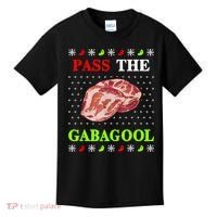 Funny Pass The Gabagool Tacky Ugly Christmas Gabagool Funny Tee Gift Kids T-Shirt thumb 0