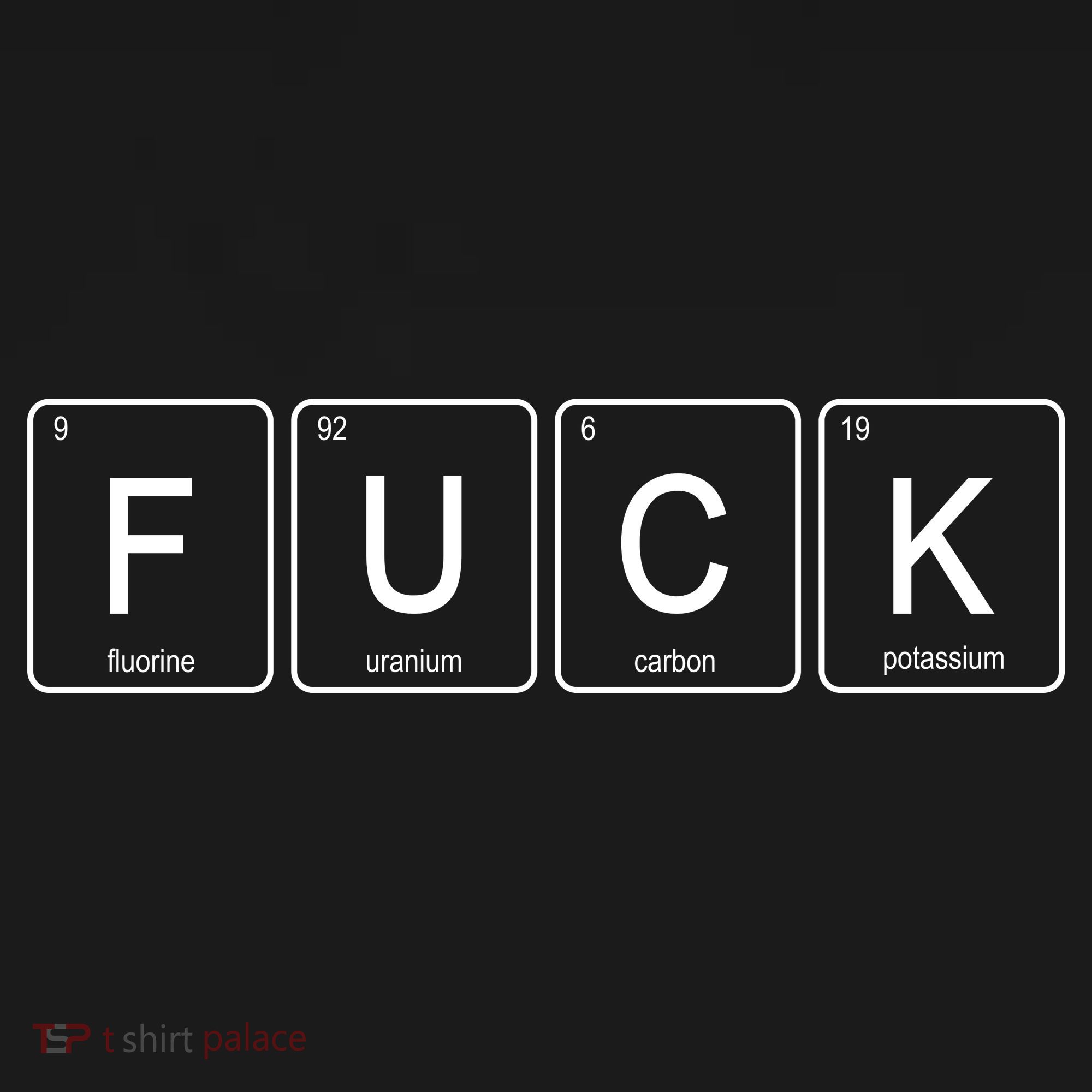 Funny Periodic Table Of Elements Fluorine Uranium Carbon Potassium Polo