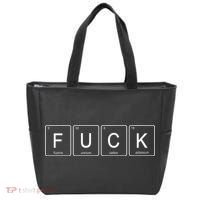 Funny Periodic Table Of Elements Fluorine Uranium Carbon Potassium Tote Bag thumb 0