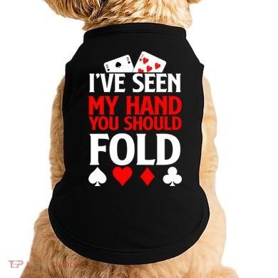 Funny Poker - Texas Holdem Lucky Poker Doggie Tank