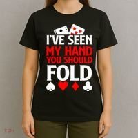Funny Poker - Texas Holdem Lucky Poker T-Shirt thumb 4