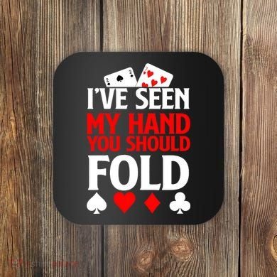 Funny Poker - Texas Holdem Lucky Poker Coaster